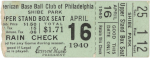 ticket from 1940-04-16