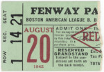 ticket from 1942-08-20