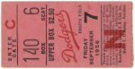 ticket from 1956-09-07