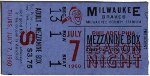 ticket from 1960-07-07