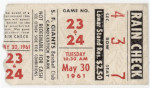 ticket from 1961-05-30