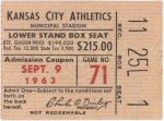 ticket from 1963-09-09