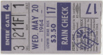 ticket from 1964-05-20