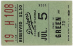 ticket from 1964-07-05