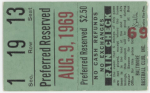 ticket from 1969-08-09