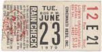 ticket from 1970-06-23