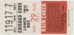 ticket from 1971-08-29