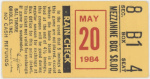ticket from 1984-05-20