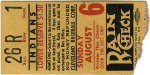 ticket from 1950-08-06