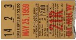 ticket from 1959-05-25