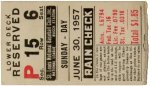 ticket from 1957-06-30