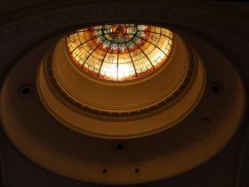 Stained Glass Dome at St. Elizabeth's